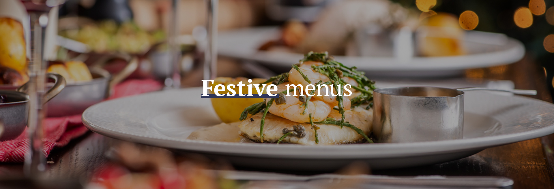 Festive Christmas Menu at The Drummond 
