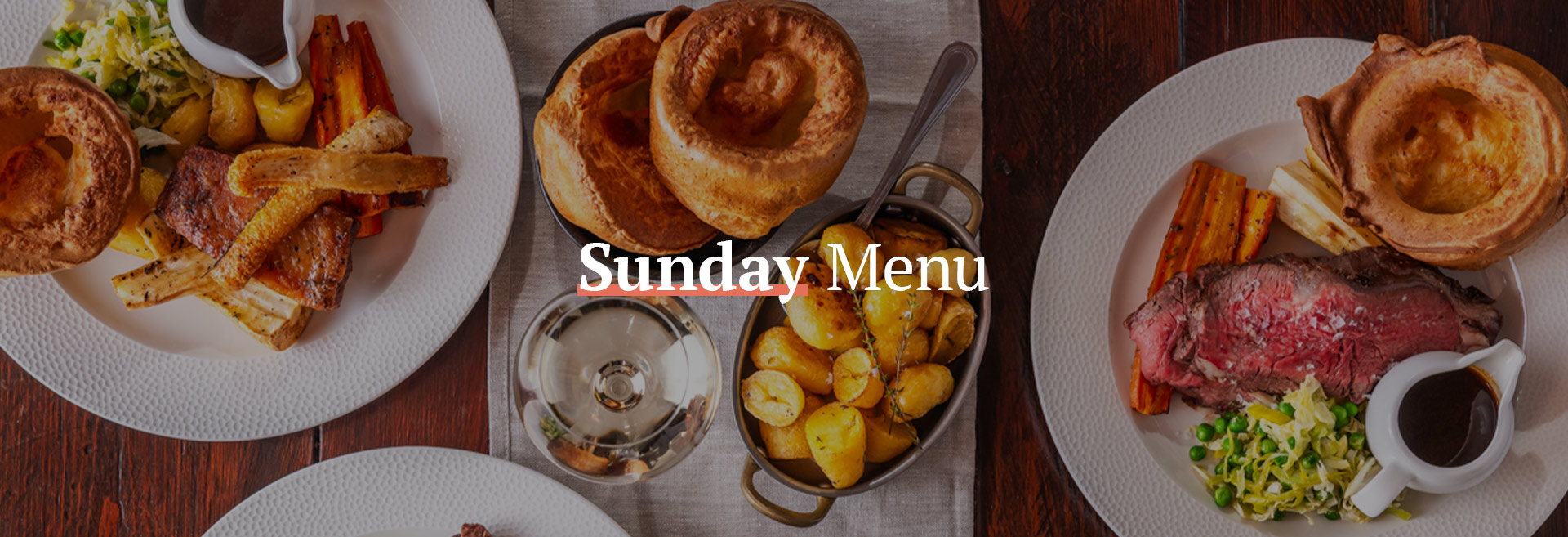 Sunday Roast Dinner in Guildford at The Drummond