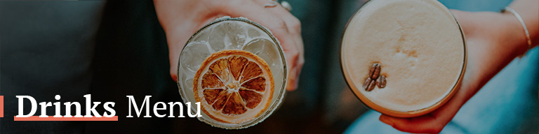 Drinks Menu at The Drummond