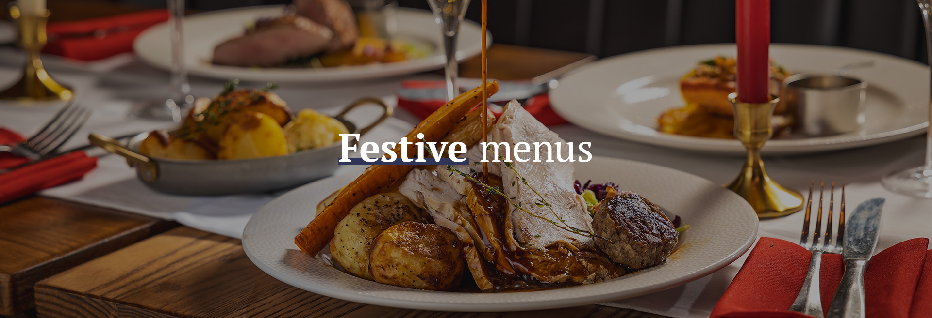 Christmas menu at The Drummond