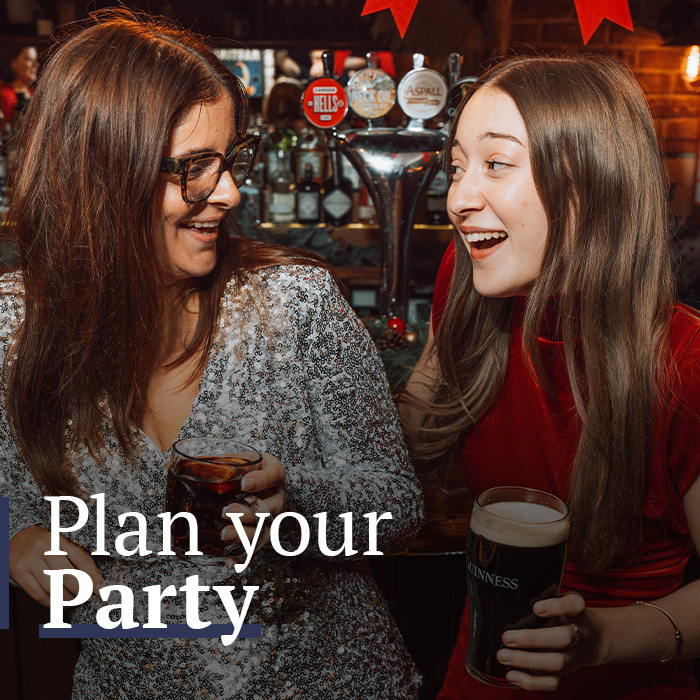 Make a group booking. Christmas at The Drummond in Guildford