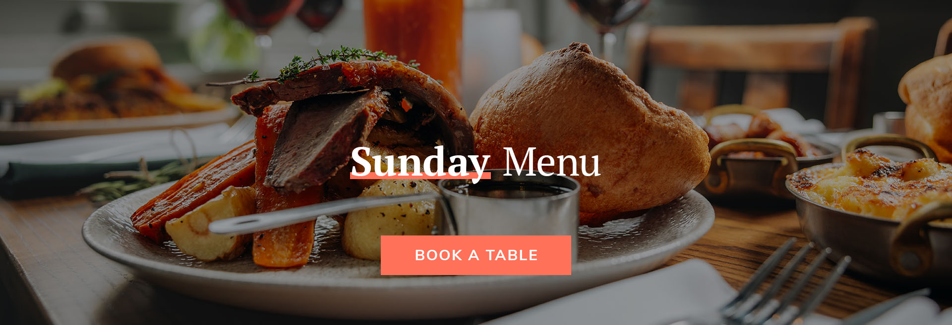 Sunday Menu at The Drummond
